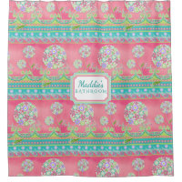 Ado floral BOHO Chic Hot Pink