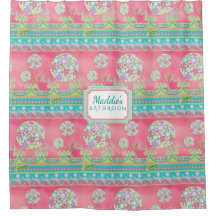 Ado floral BOHO Chic Hot Pink