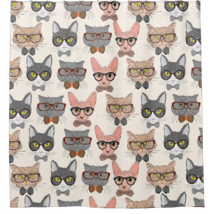 Rideaux De Douche Adorable Motif de chats