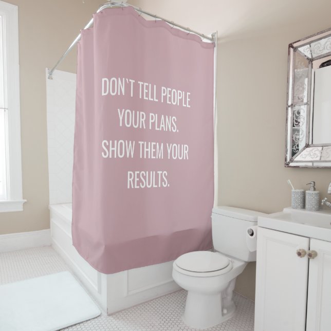 Rideaux De Douche Affirmation Motivation Intérieur Parties scintilla (En situation)