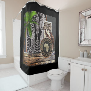 Rideaux De Douche Afrocentrique