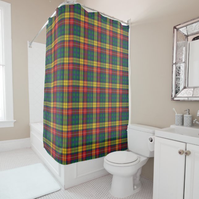 Rideaux De Douche Agritourisme Buchanan Tartan Rustique (En situation)