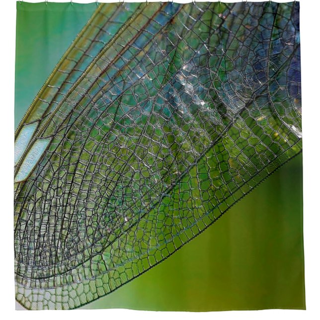 Rideaux De Douche Ailes de libellules nature proche insecte (Devant)