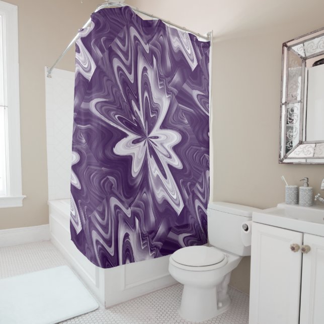 Rideaux De Douche ailes papillon (En situation)