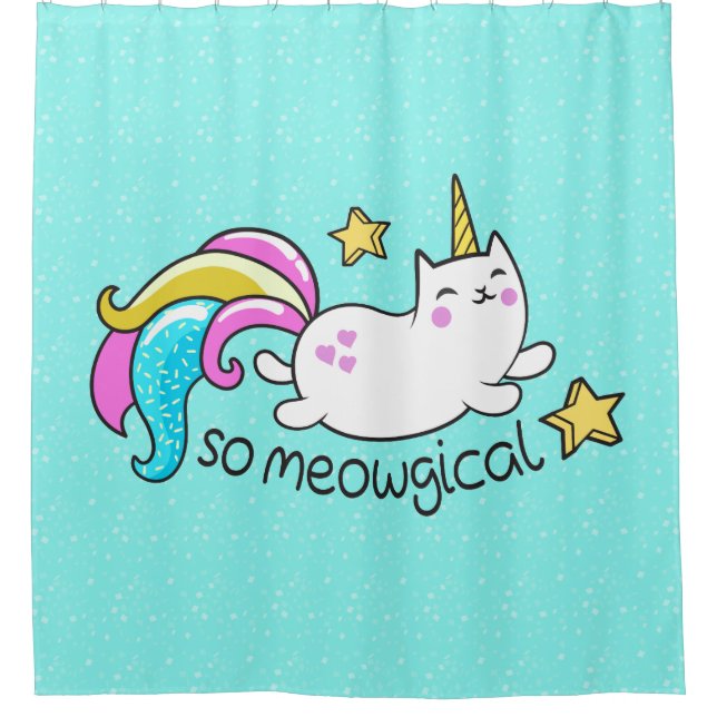 Rideaux De Douche Ainsi étincelles mignonnes de parties (Devant)