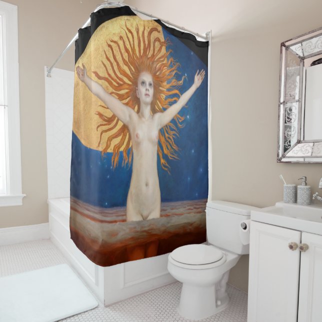 Rideaux De Douche Akseli Gallen-Kallela - Ad Astra (En situation)