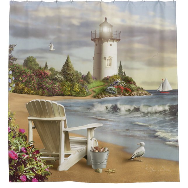 Rideaux De Douche Alan Giana "rideau en douche de l'endroit parfait" (Devant)
