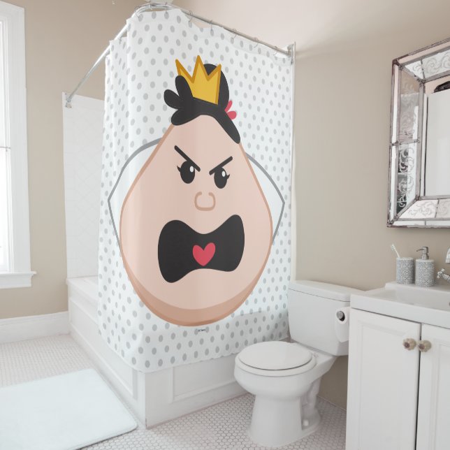 Rideaux De Douche Alice au pays des merveilles| Emoji, reine des coe (En situation)