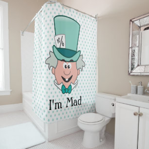 Rideaux De Douche Alice au pays des merveilles Mad Hatter Emoji