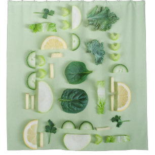Rideaux De Douche Aliments sains