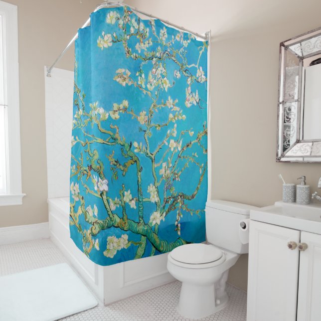Rideaux De Douche Almond Blossom, Vincent van Gogh (En situation)
