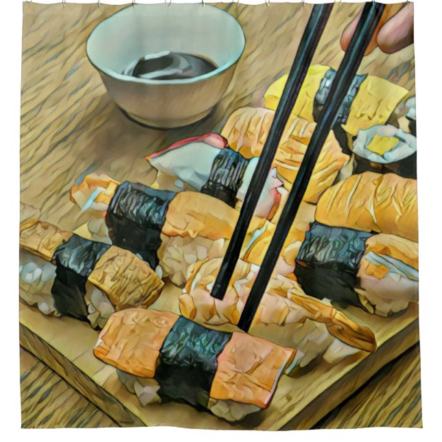 Rideaux De Douche Amateur d'art japonais (Devant)