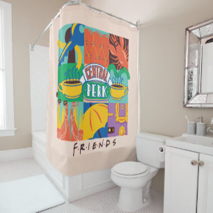 Rideaux De Douche AMIS™ Central Perk Vibrant Graphic