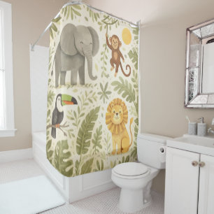 Rideaux De Douche Amis de la jungle