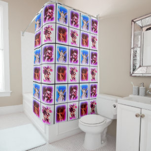 Rideaux De Douche Angles vintages