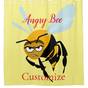 Rideaux De Douche Angry Bee Thunder_Cove
