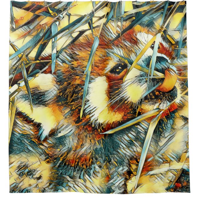 Rideaux De Douche AnimalArt_RedPanda_003 (Devant)