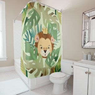 Rideaux De Douche Anniversaire du lion de la Petite Jungle