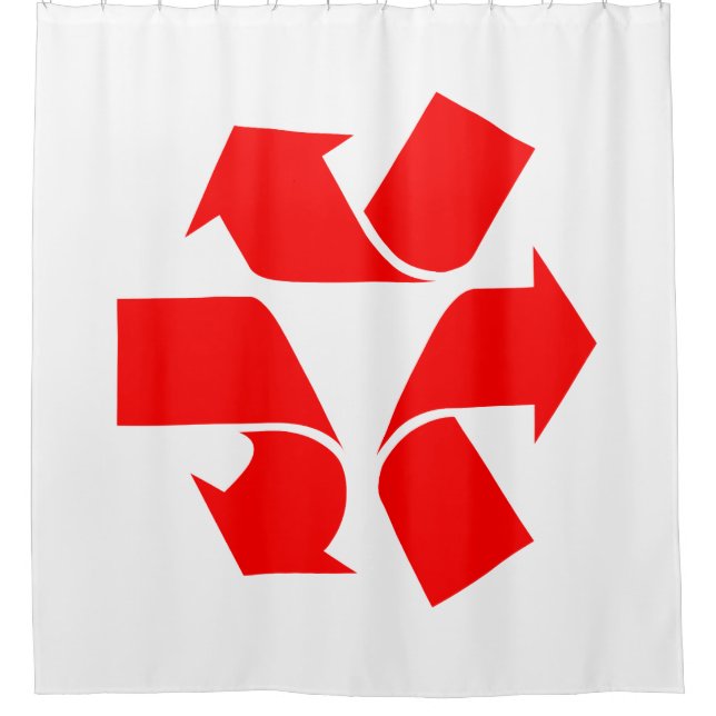 Rideaux De Douche Annuler le recyclage du symbole (Devant)