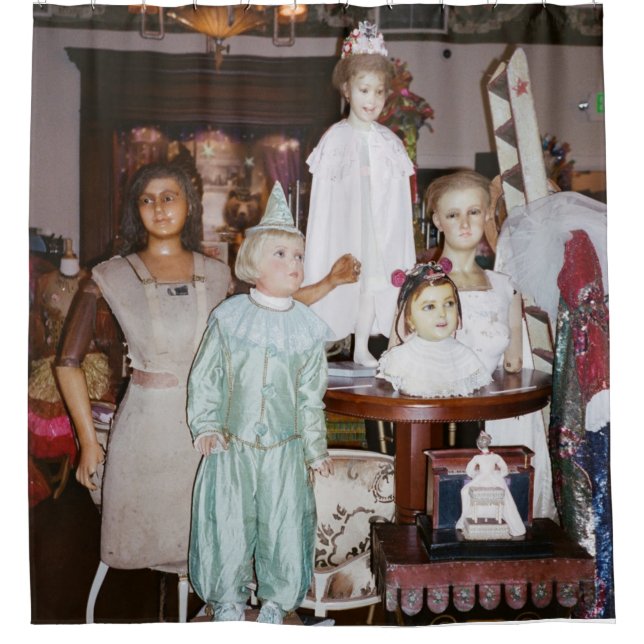 Rideaux De Douche Antiquité vintage Dolls (Devant)