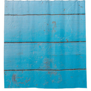 Rideaux De Douche Aquamarine bleu clair bois vintage frais flo pouss