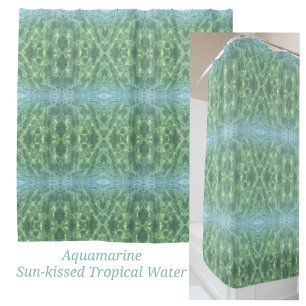 Rideaux De Douche Aquamarine Tropical Water Boho Chic