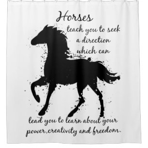 Rideaux De Douche Aquarelle de T-shirt de guide d'esprit animal de