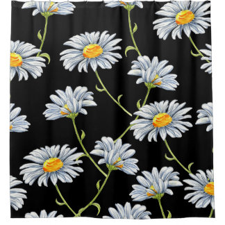 Rideaux De Douche Aquarelle : Floral Vintage fond