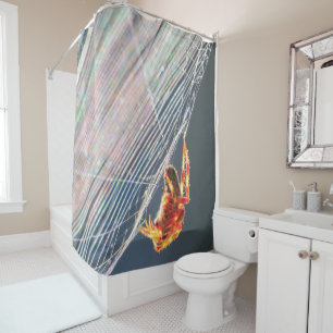 Rideaux De Douche Araignée à toile sur toile