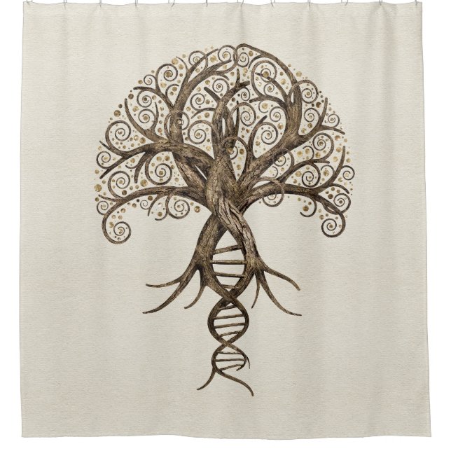 Rideaux De Douche Arbre de vie - Evolution (Devant)