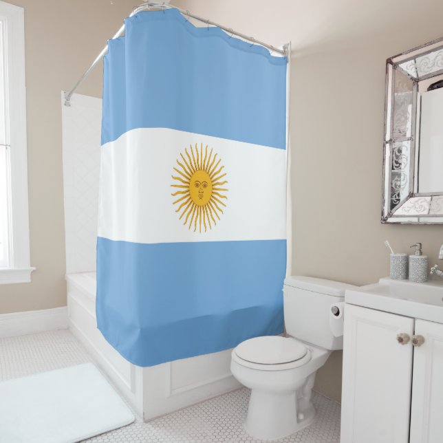 Rideaux De Douche Argentina flag (En situation)