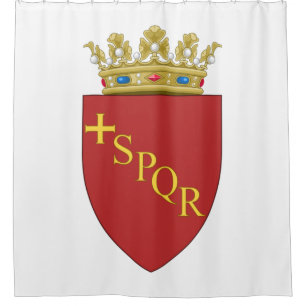 Rideaux De Douche Armoiries romaines (SPQR) (Rome, Italie)