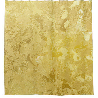 Rideaux De Douche Arrière - plan Abstrait de texture d'or