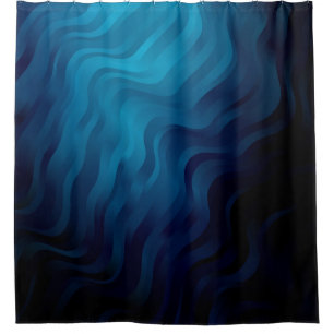 Rideaux De Douche Arrière - plan BLEU foncé avec lignes. Illustratio