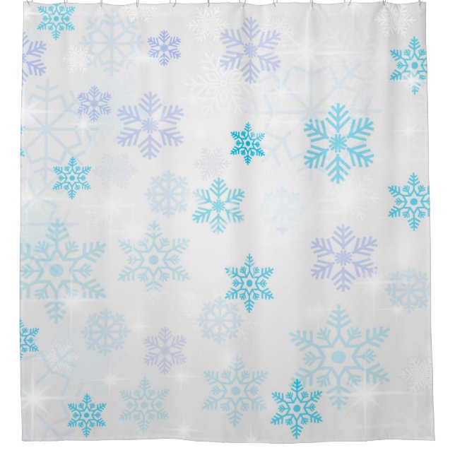 Rideaux De Douche Arrière-plan de l'arrière - plan étoile de Noël (Devant)
