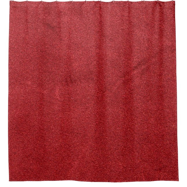 Rideaux De Douche Arrière - plan de velours rouge texture (Devant)