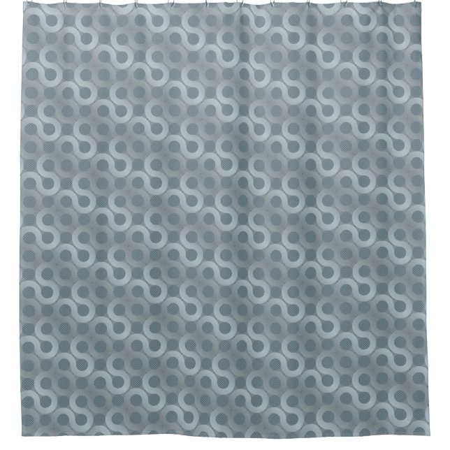 Rideaux De Douche Arrière - plan gris abstrait d'écoulement (Devant)
