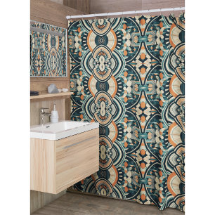Rideaux De Douche Art déco scandinave