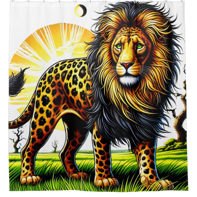 Rideaux De Douche Art Lion (Devant)