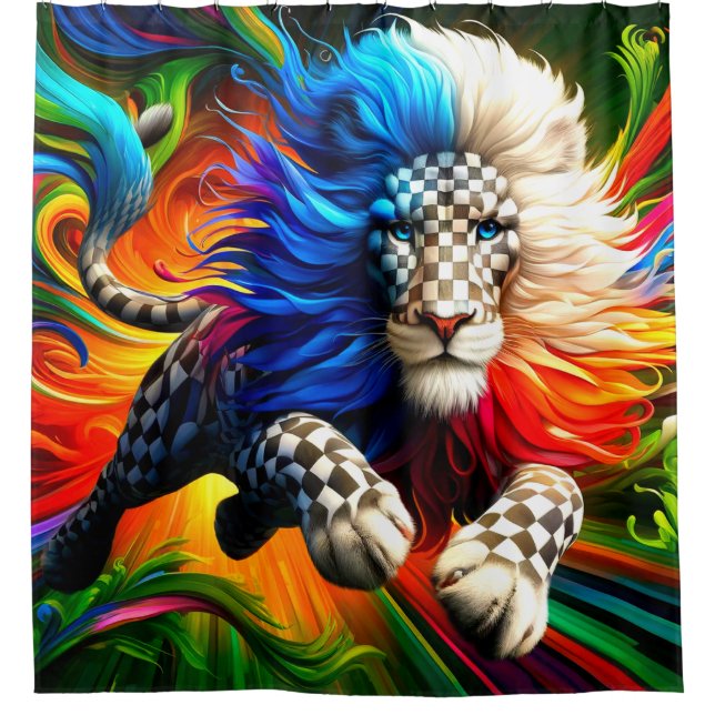Rideaux De Douche Art Lion (Devant)