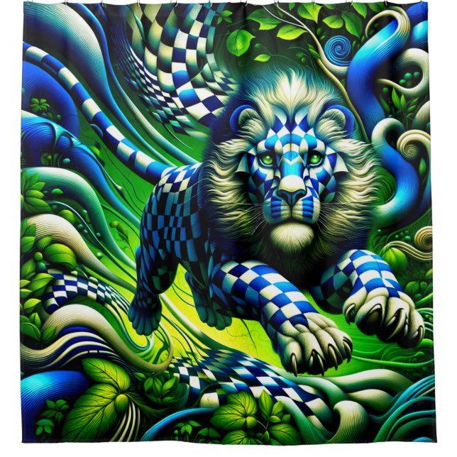 Rideaux De Douche Art Lion (Devant)