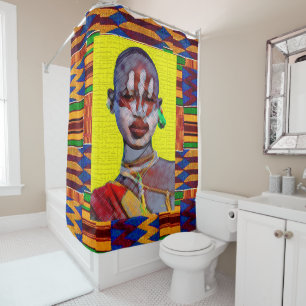 Rideaux De Douche Art pop afrocentrique