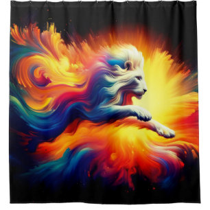 Rideaux De Douche Artsy Lion