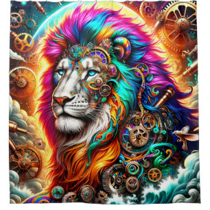 Rideaux De Douche Artsy Lion