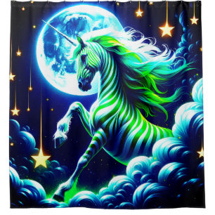 Rideaux De Douche Artsy Unicorn
