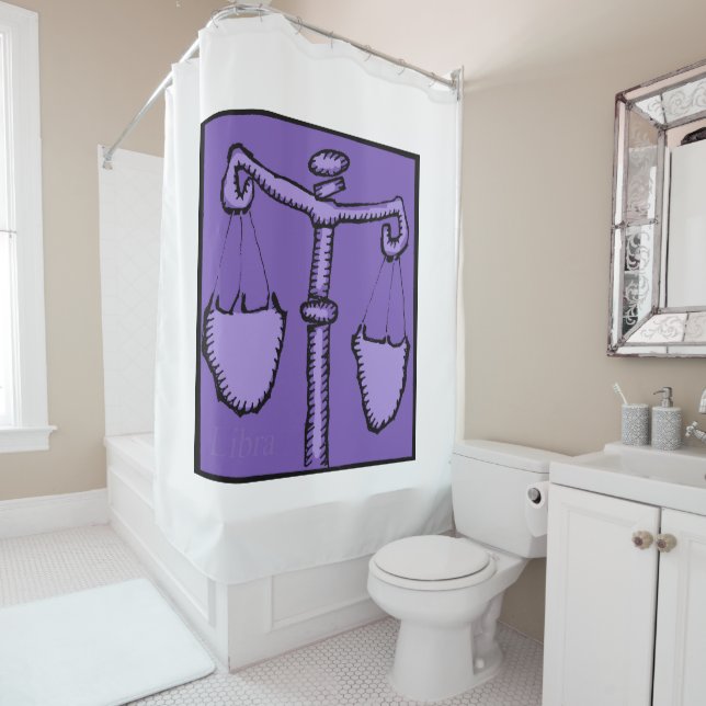 Rideaux De Douche Astrologie Zodiac Cancer Signal Anniversaire Douch (En situation)