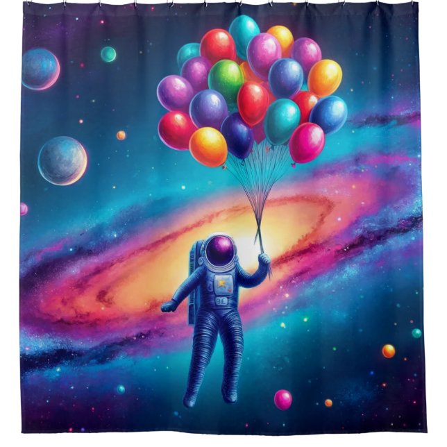 Rideaux De Douche Astronaut (Devant)