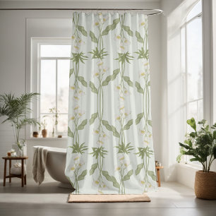 Rideaux De Douche Attrayant décoratif floral accrocheur