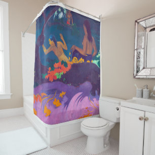 Rideaux De Douche Au bord de la mer, Gauguin