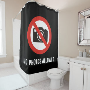 Rideaux De Douche Aucune photo autorisée